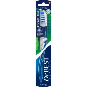 Dr. Best Zahnbürste Classic Hoch-Tief mittel 1ST