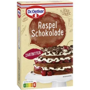 Dr.Oetker Raspel Schokolade zartbitter 100G