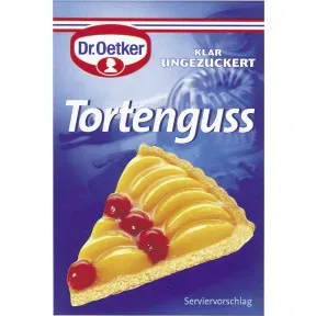 Dr.Oetker Tortenguss klar ungezuckert 3ST 36G
