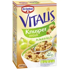 Dr.Oetker Vitalis Knusper Müsli mit Honig 600G