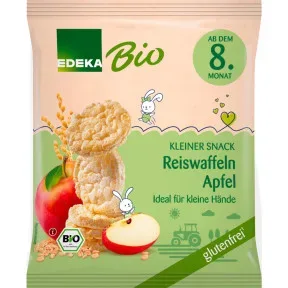 EDEKA Bio Apfel Reiswaffeln ab dem 8. Monat 35G