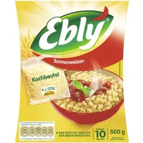 Ebly Sonnenweizen im Kochbeutel 4x 125G