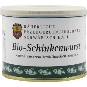Bäuerliche EZG Schwäbisch Hall Bio-Schinkenwurst 200G
