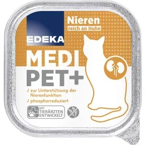 EDEKA Medi Pet+ Nieren reich an Huhn 100G