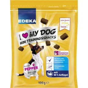 EDEKA I Love My Dog Mini Trainingsnacks 100G
