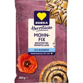 EDEKA Herzstücke Mohnfix 250G