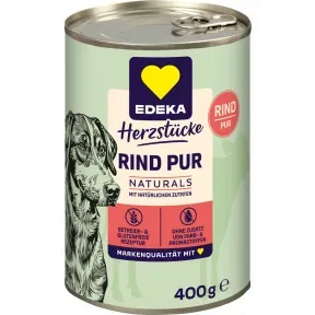 EDEKA Herzstücke Naturals Rind Hundefutter 400G