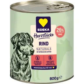 EDEKA Naturals Rind Hundefutter 800G