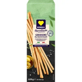 EDEKA Herzstücke Grissini All'Olio Di Oliva 2ST 125G
