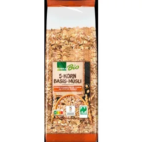 EDEKA Bio 5-Korn Basis-Müsli 750G