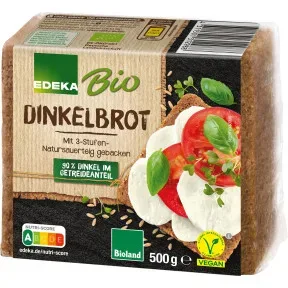 EDEKA Bio Dinkelbrot geschnitten 500G