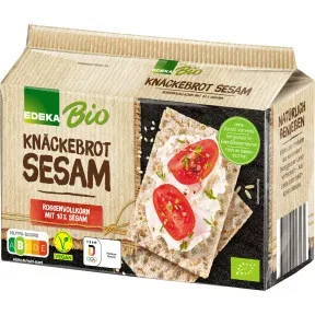 EDEKA Bio Knäckebrot Sesam 250G