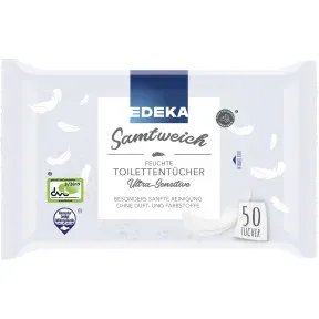 EDEKA Feuchtes Toilettenpapier Samtweich Ultra-Sensitiv 50ST