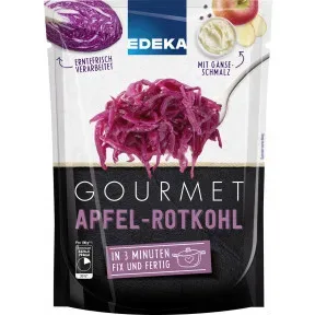 EDEKA Gourmet Apfelrotkohl mit Gänseschmalz 400G