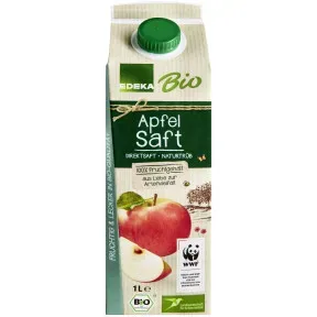 Edeka Bio Apfelsaft naturtrüb 1L