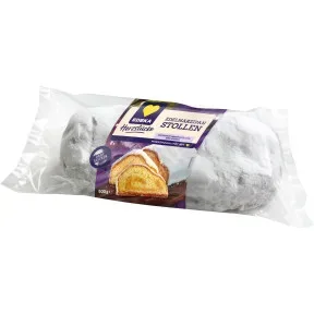 EDEKA Herzstücke Edelmarzipan Stollen ohne Rosinen 500G