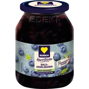 EDEKA Herzstücke Heidelbeeren leicht gezuckert 340G
