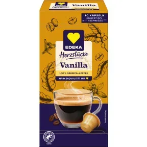 EDEKA Herzstücke Kaffeekapseln Vanilla 10ST 50G