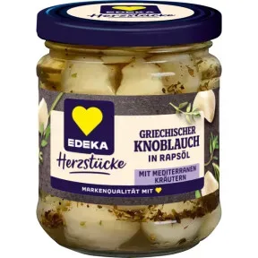 EDEKA Herzstücke Knoblauch in Kräuter Marinade 185G