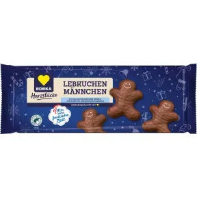 EDEKA Herzstücke Lebkuchenmännchen Vollmilch 200G