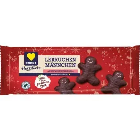 EDEKA Herzstücke Lebkuchenmännchen Zartbitter 200G
