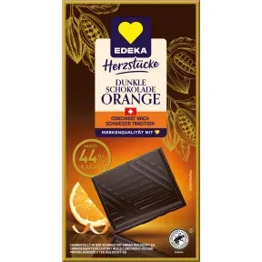 EDEKA Herzstücke Orange Zartbitter 100G