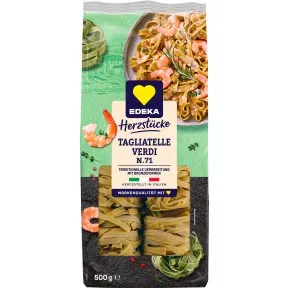 EDEKA Herzstücke Tagliatelle grün 500G