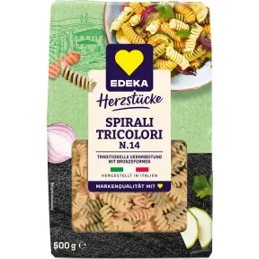 EDEKA Herzstücke Spirali Tricolori 500G