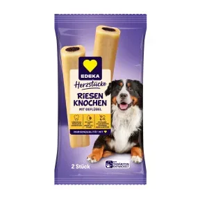 EDEKA Herzstücke I Love Riesenknochen mit Geflügel 200G