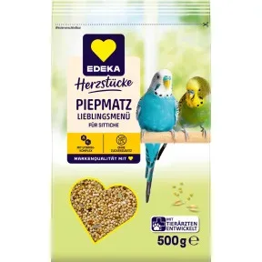 EDEKA Herzstücke Piepmatz Lieblingsmenü für Sittiche 500G
