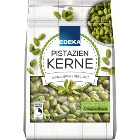 EDEKA Pistazienkerne dunkelgrün, geschält 50G