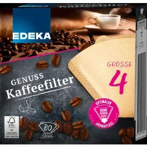 EDEKA Unsere besten Kaffeefilter Größe 4 80ST