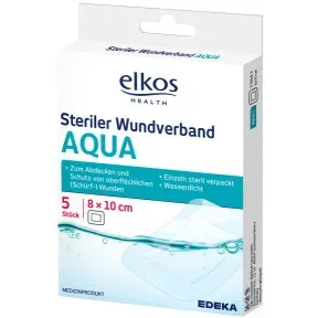 Elkos Health steriler Wundverband Aqua 5ST