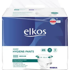 Elkos Diskret Hygiene-Pants Medium 12ST