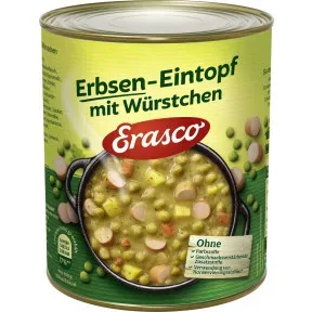 Erasco Erbsen-Eintopf mit Würstchen 800G