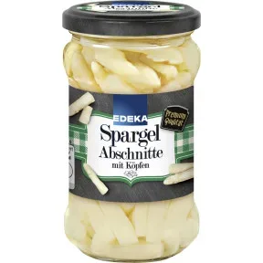EDEKA Spargel Abschnitte mit Köpfen 280G