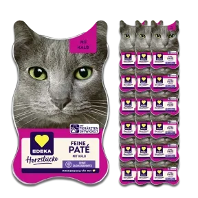 EDEKA Herzstücke Feine Paté mit Kalb 18x85G