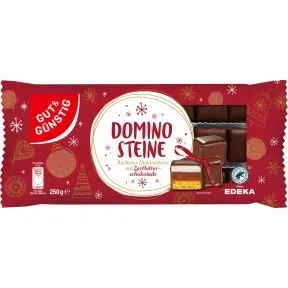 Gut & Günstig Dominosteine Zartbitter 250G