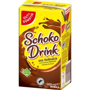 Gut & Günstig H-Schokodrink 3,5% 500ML