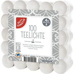 Gut & Günstig Teelichte 100ST