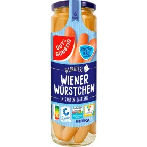 Gut & Günstig Wiener Würstchen 550G