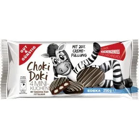 Gut & Günstig Choki Doki 4 Minikuchen 250G
