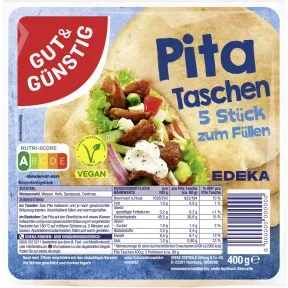Gut & Günstig Pita-Taschen 5ST 400G