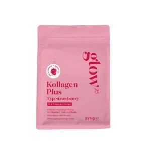 Glow25 Kollagenpulver Plus Typ Strawberry 225G
