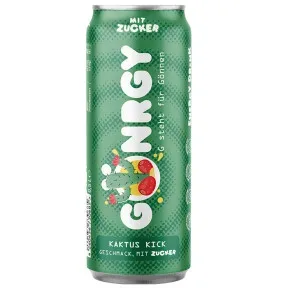 Gönrgy Kaktus Kick mit Zucker 0,5L Dose - Abverkauf