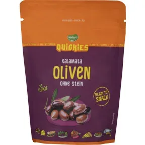 Huberti Quickies Kalamata Oliven ohne Stein 150G