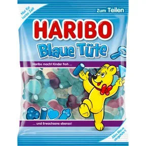 Haribo Fruchtgummi Blaue Tüte 175G