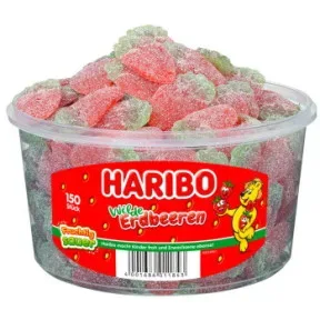 Haribo Wilde Erdbeeren Sauer 150ST 1,2KG