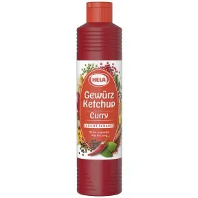 Hela Gewürz Ketchup Curry leicht scharf 800ML