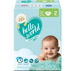 Hello World Windeln Gr.2 4-8KG 42ST